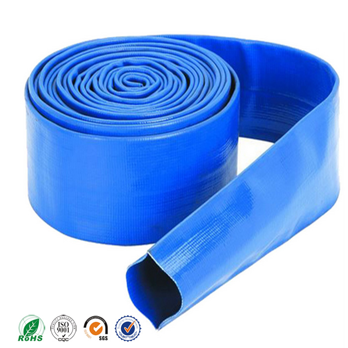 plastic lay flat agriculture hose with different sizes for water conveying